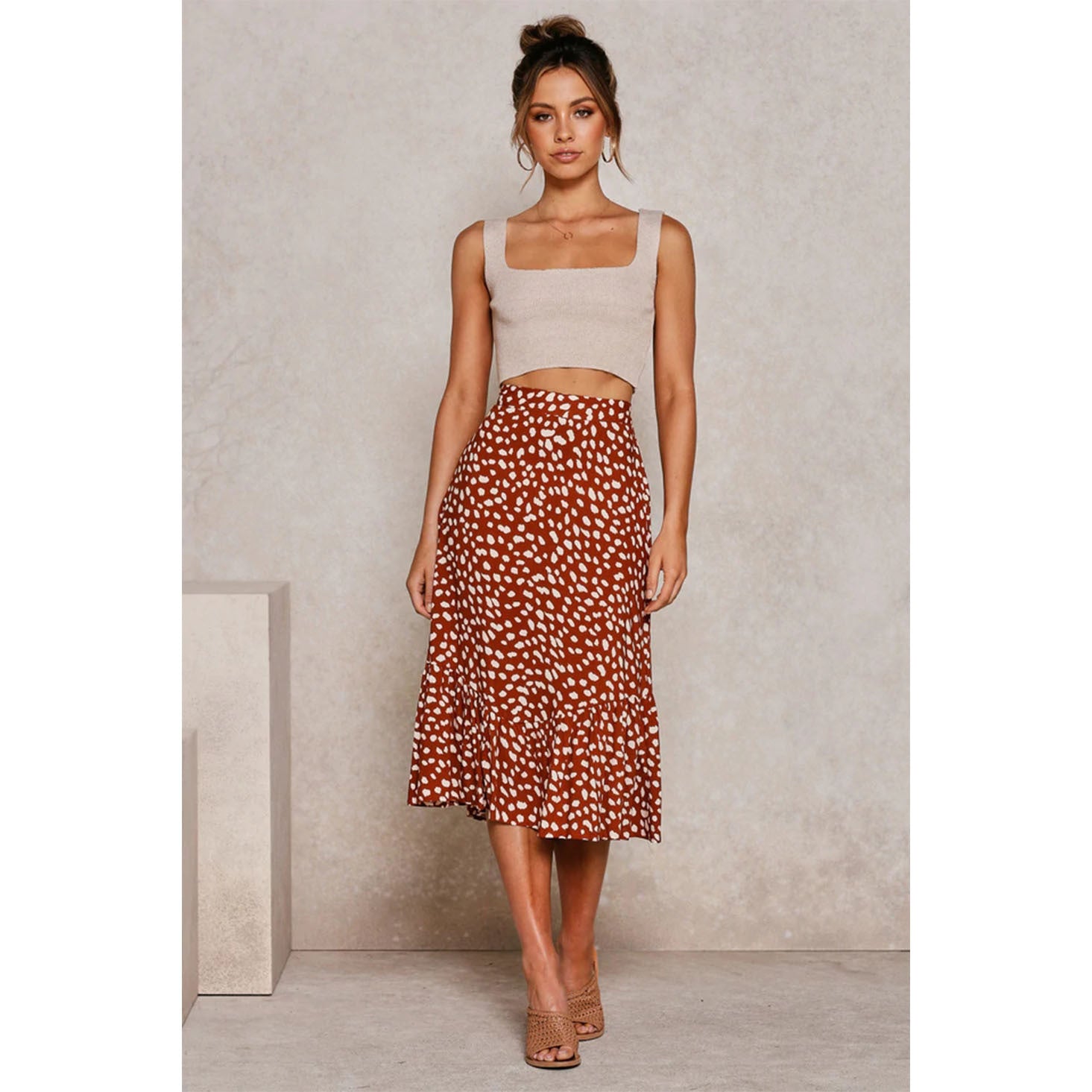 Women’s Leopard Print Skirt