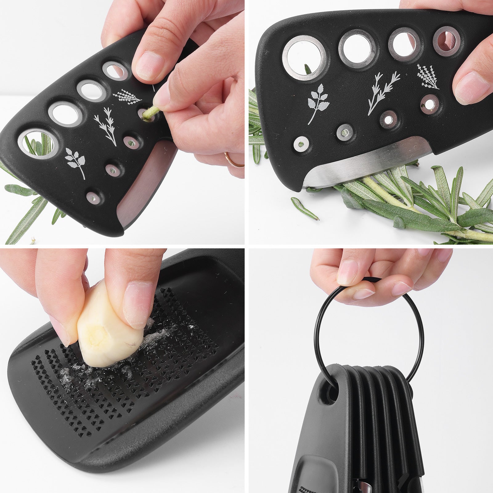 6-Piece Stackable Kitchen Gadget Set – Space-Saving Cooking & Storage Tools
