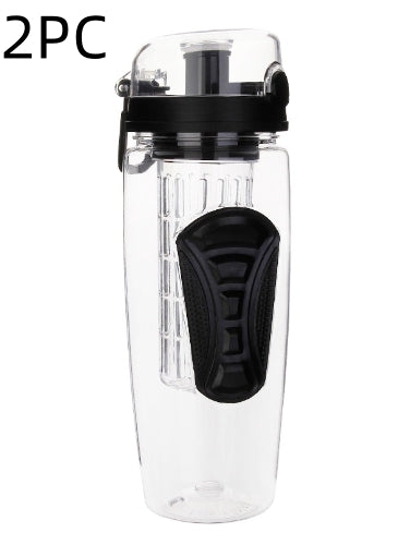 32oz Fruit Infuser Water Bottle – BPA-Free Plastic Sports Juice Shaker with Infuser