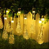 LED Water Drop String Lights – USB Outdoor Decorative Lighting Chain