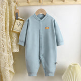 Cartoon Embroidered Baby Jumpsuit