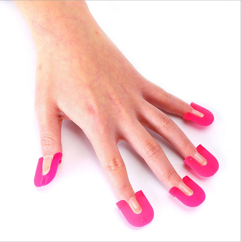 Gradient Nail Art Protective Folder for Manicure