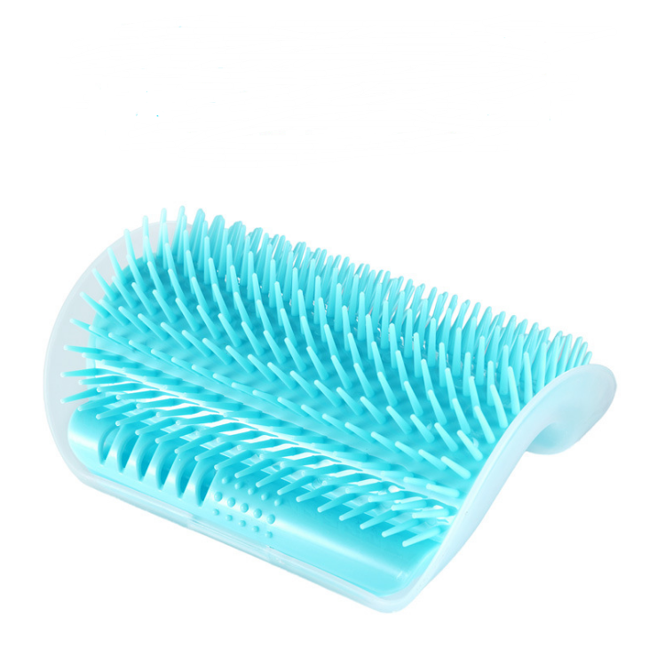 Self-Grooming Cat Brush Wall-Mounted Rubbing Device