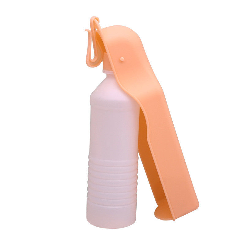 Portable Outdoor Pet Water Fountain with Feeding Bowl