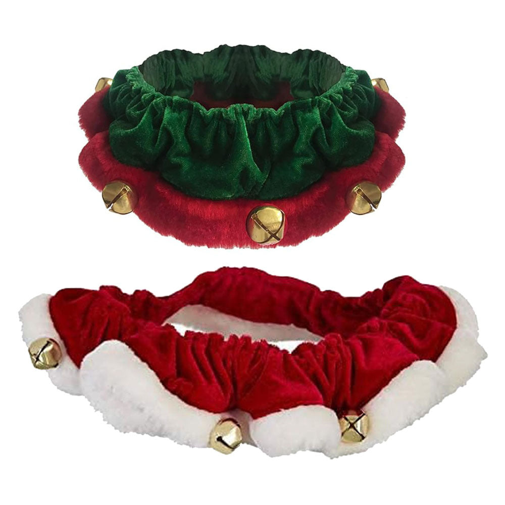 Christmas Dog Collar with Bells