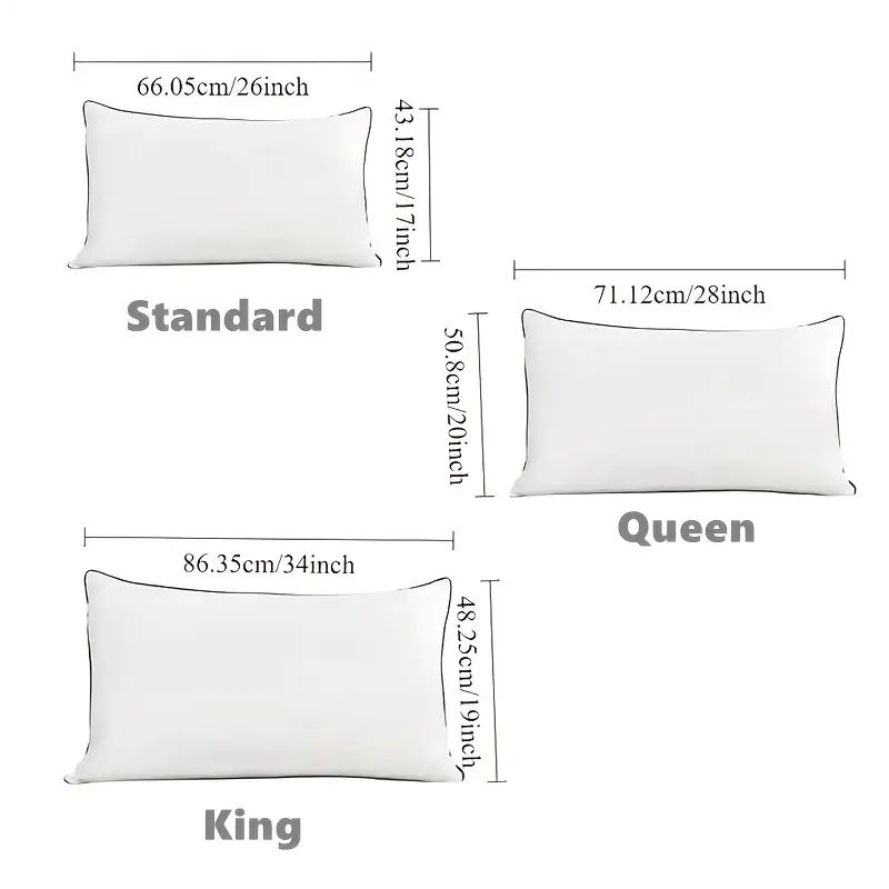 Soft Comfort Bed Pillows – Supportive Sleeping Pillow for Bedroom