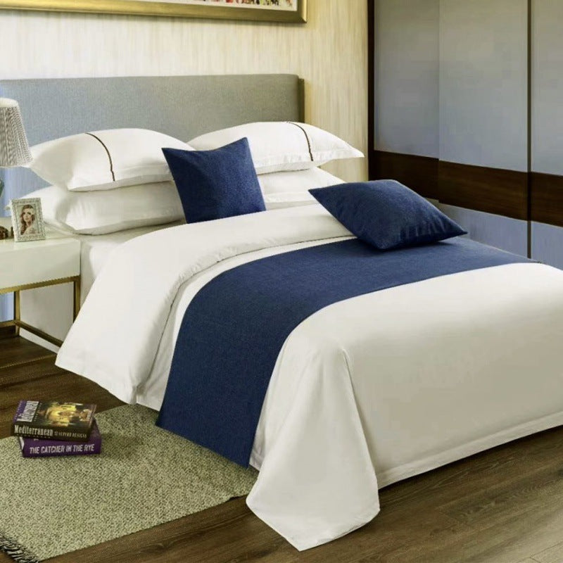 Hotel Bed Throw & Runner – Decorative Mat for Bedroom & Hospitality Use