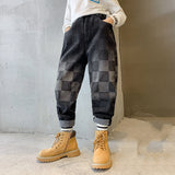 Boys Plush Fleece Jeans