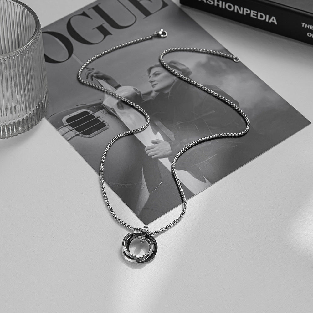 Men’s Casual Geometric Pendant Necklace