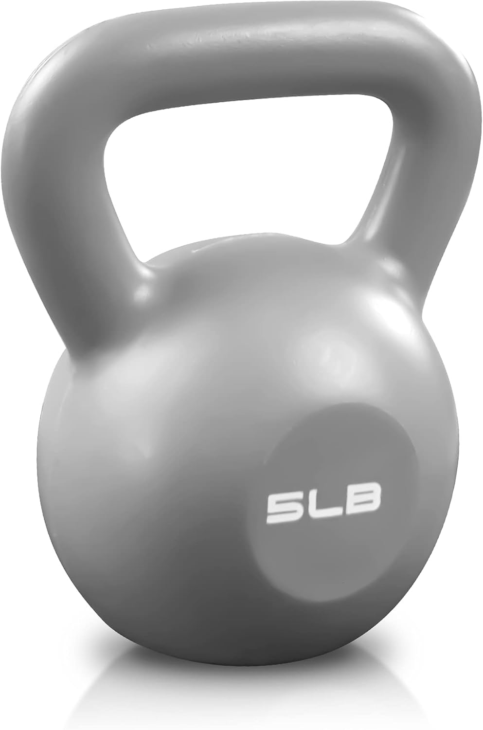 5lbs Vinyl-Coated Kettlebell Set – Strength Training Weights for Women with Comfortable Wide Handle
