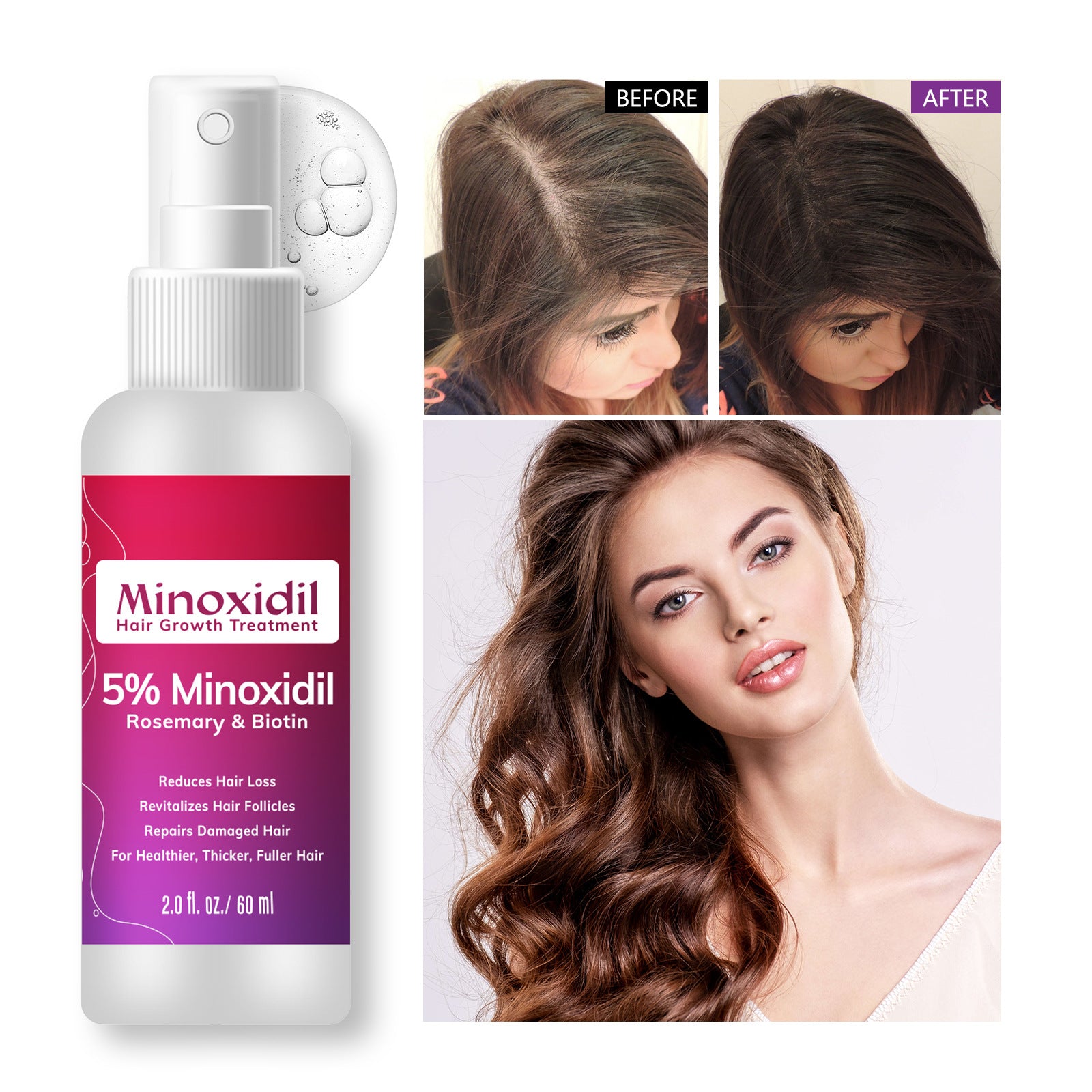 Anti Hair Loss Nourishing Hair Root Massage Spray