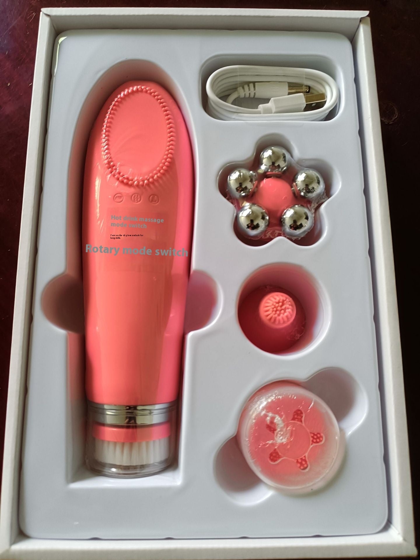 Warm Sensation Electric Facial Cleanser for Deep Pore Cleaning