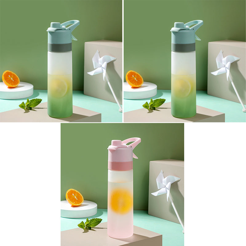 Large Capacity Spray Water Bottle for Outdoor Sports and Travel