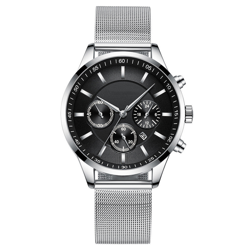 Men’s Mesh Strap Waterproof Fashion Watch