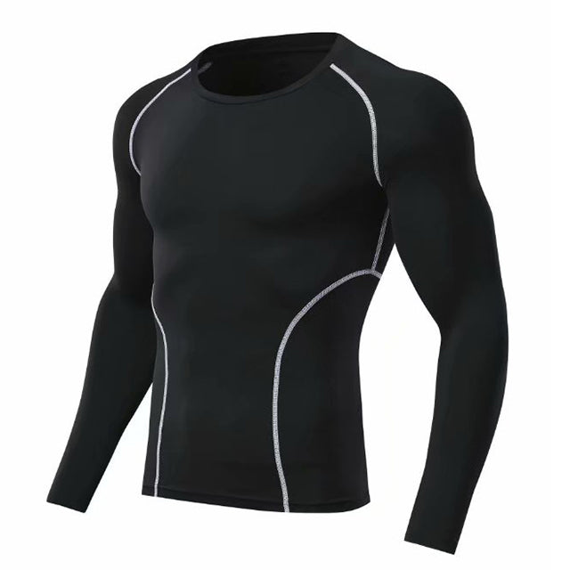 Men’s Polyester Gym Sweatshirt T-Shirt for Fitness