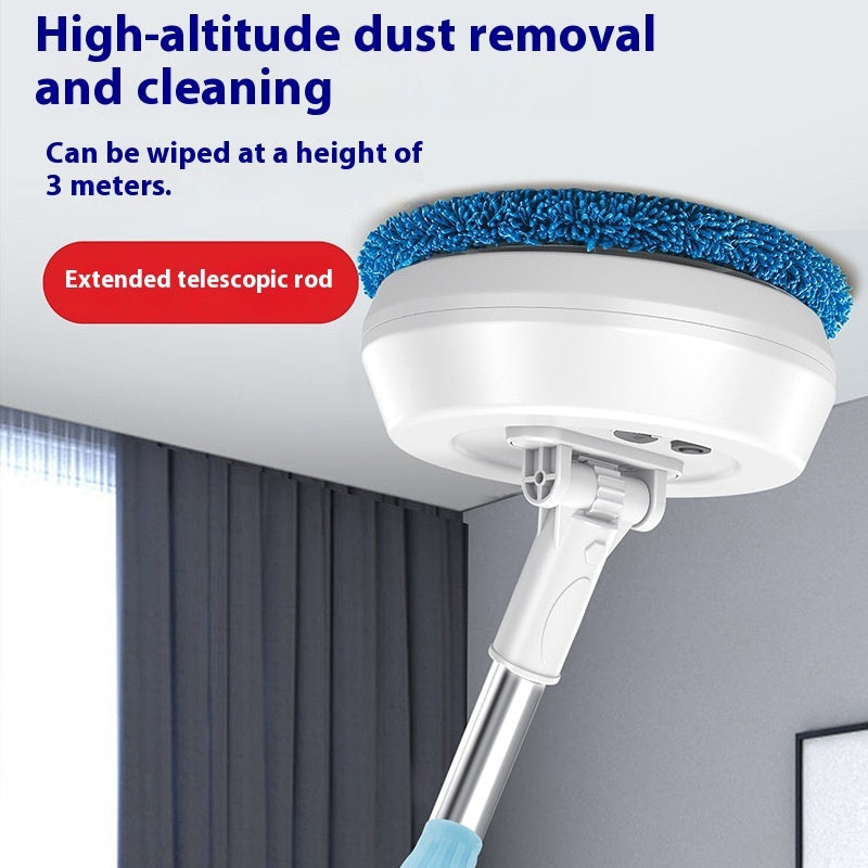 Window Cleaning Robot with Telescopic Rod