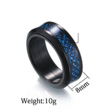 Titanium Steel Personality Ring – Hip Hop Style