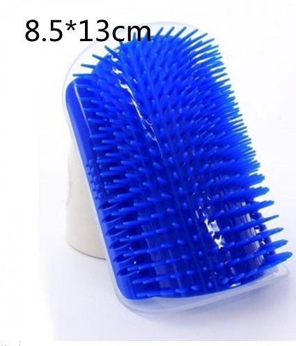 Self-Grooming Cat Brush Wall-Mounted Rubbing Device