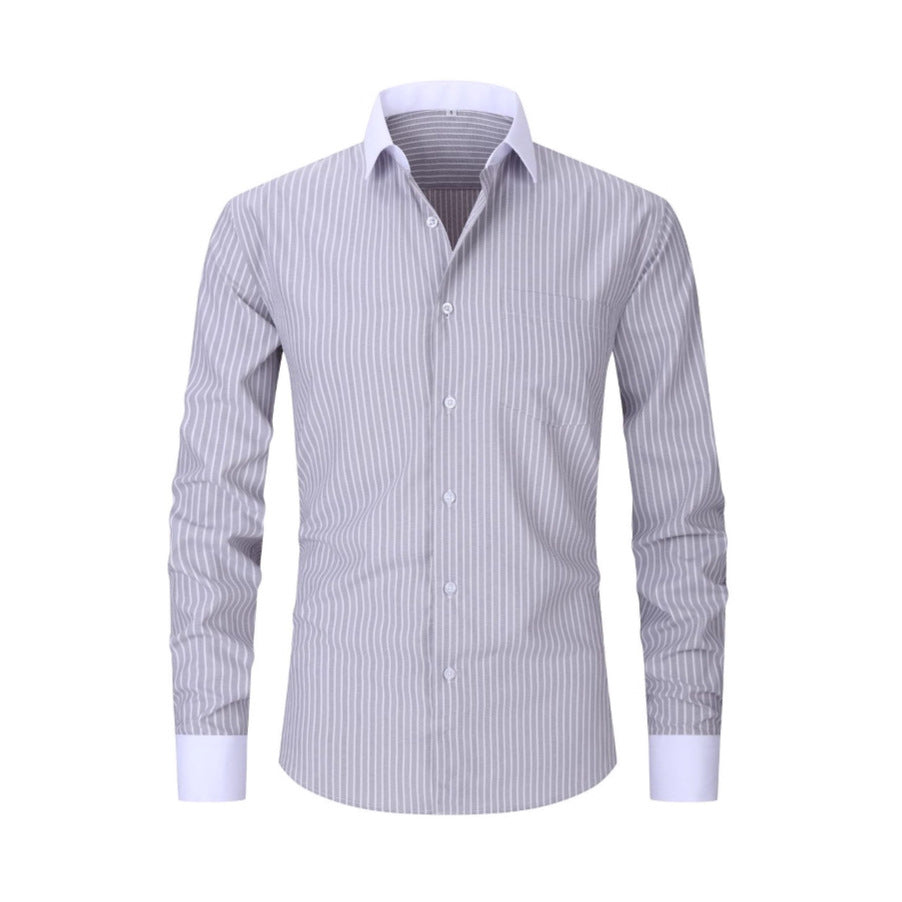 Men's Striped Summer Fashion Plus Size Shirt