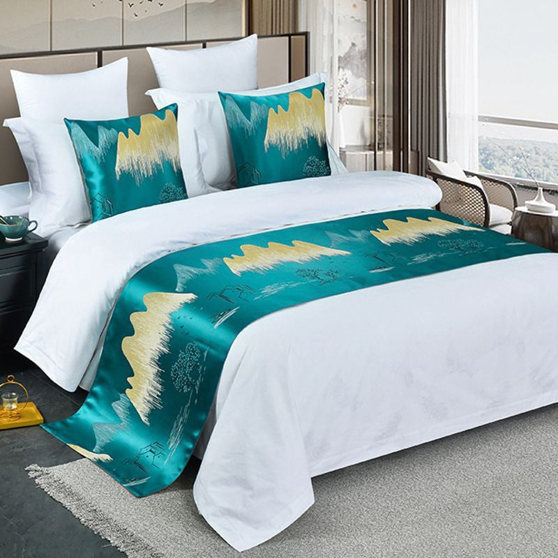 Hotel Bed Throw & Runner – Decorative Mat for Bedroom & Hospitality Use