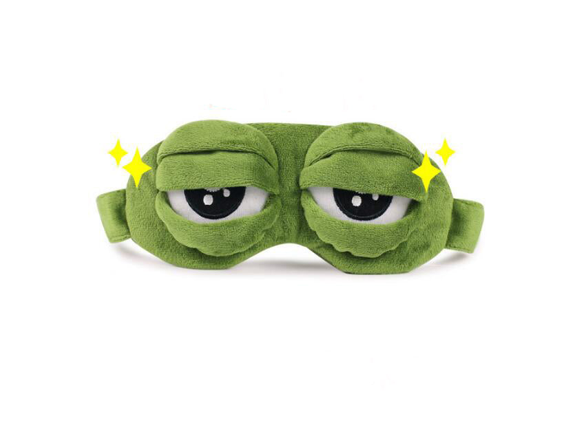 Frog Design Sleeping Eye Mask