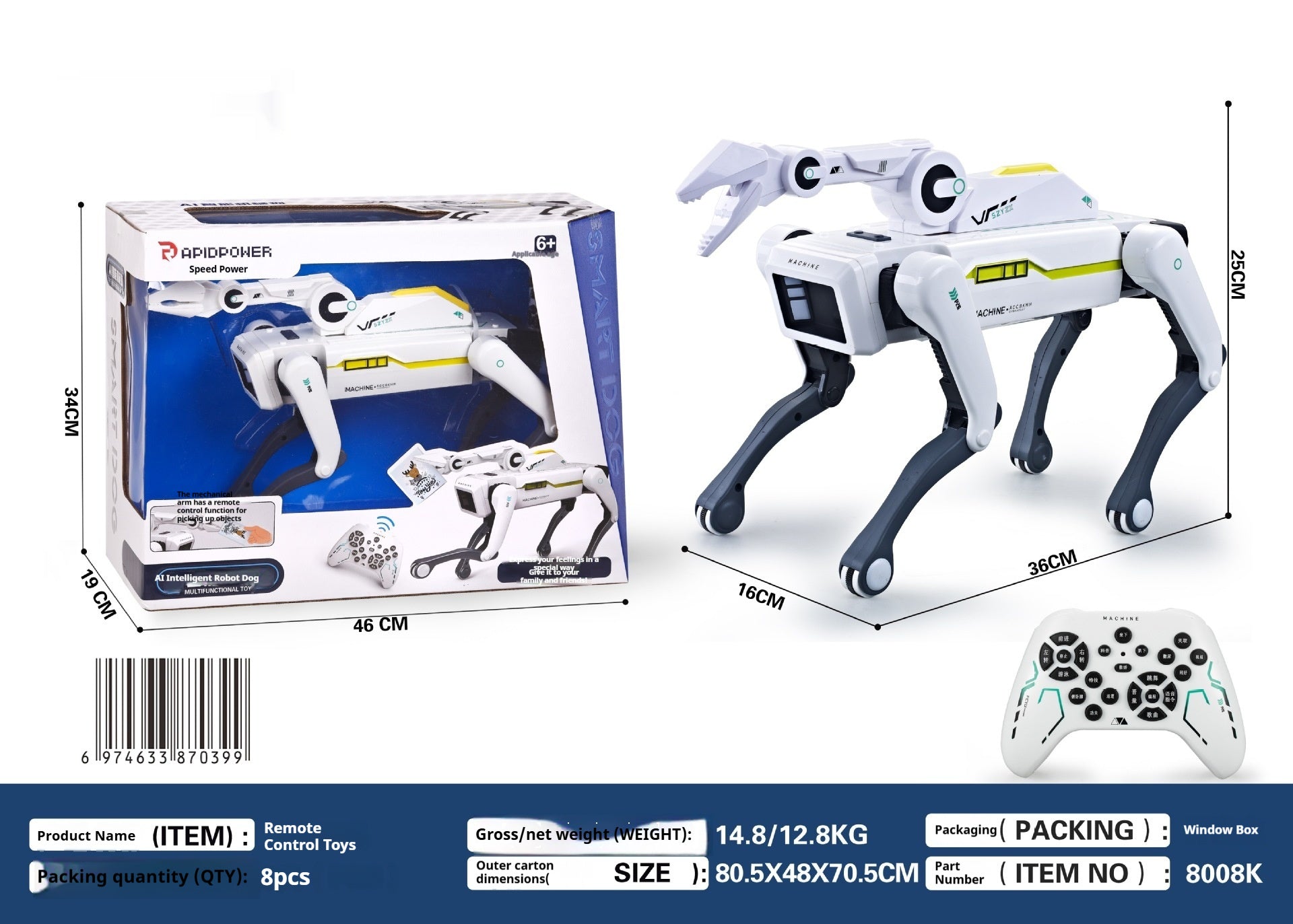 Simulation Robot Dog with Voice Dialogue