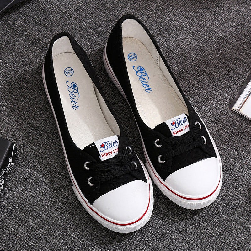 Women’s Breathable Flat Canvas Shoes