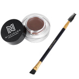 Waterproof Eyebrow Cream and Brush Set Natural Long Lasting
