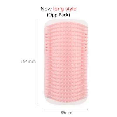Self-Grooming Cat Brush Wall-Mounted Rubbing Device