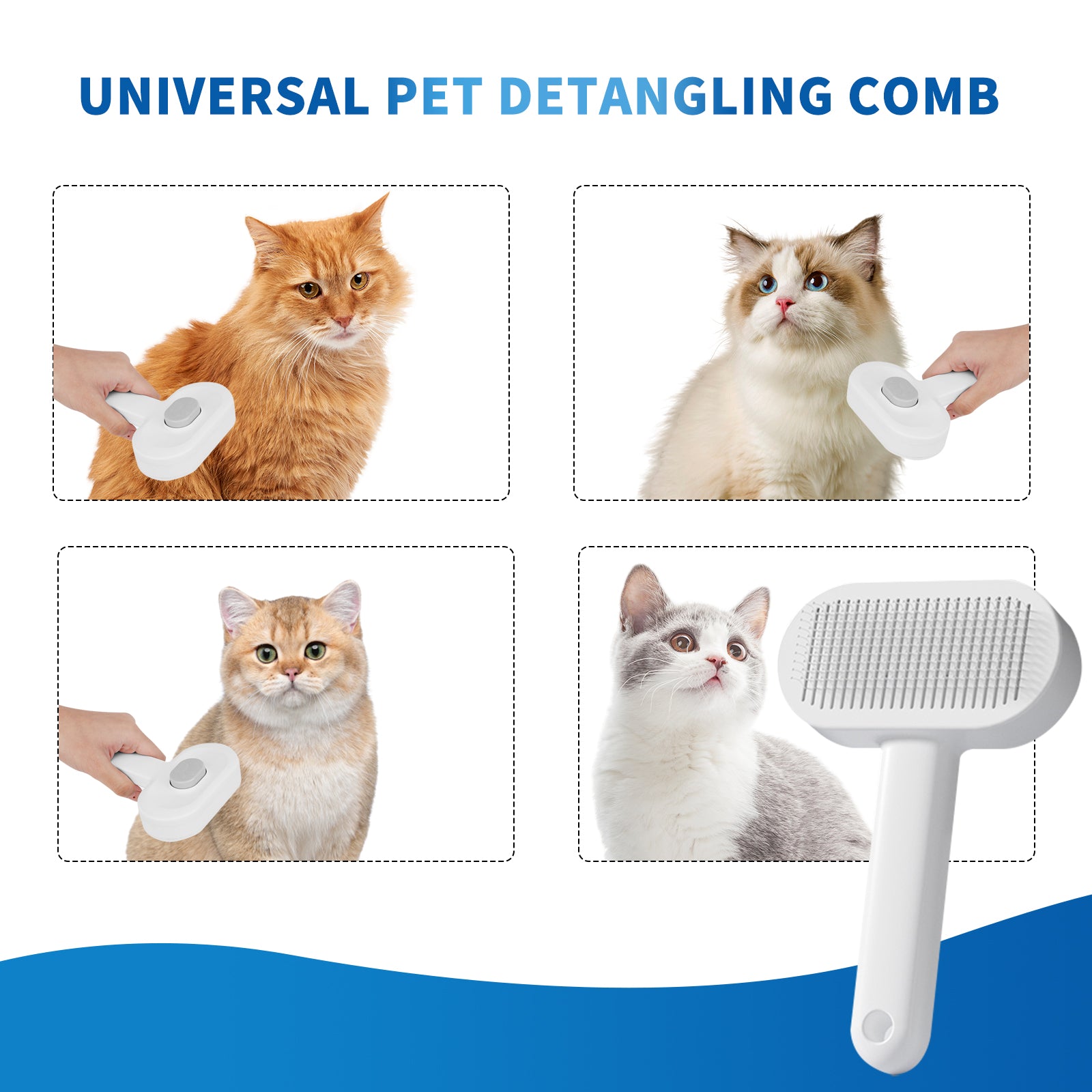 Efficient Universal Pet Hair Removal Comb