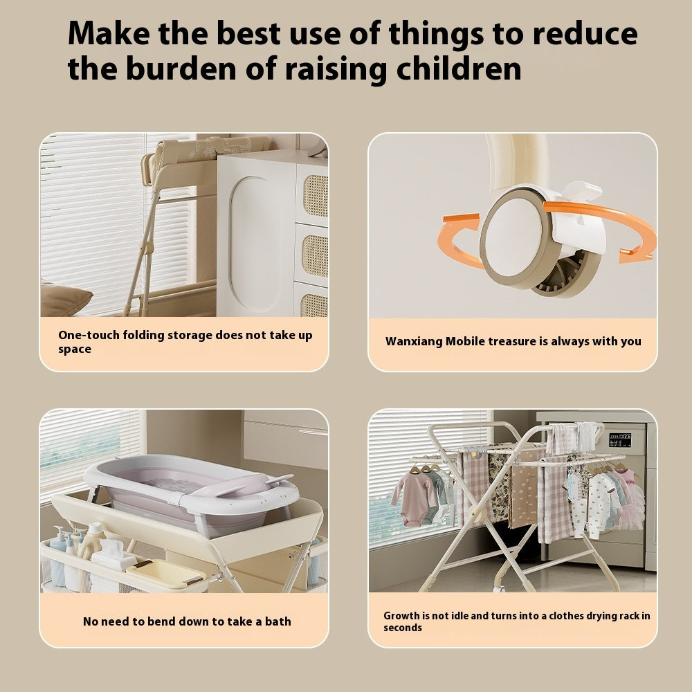 Foldable Baby Diaper Changing Table