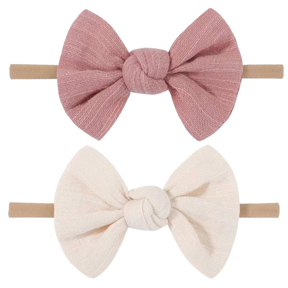 Baby Girls Nylon Bow Headband