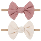Baby Girls Nylon Bow Headband