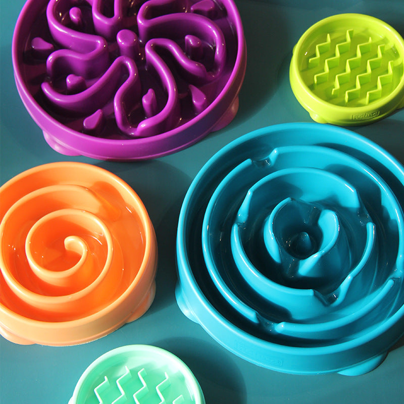 Slow Feeding Bowl for Dogs & Cats Anti Choke Food Grade Licking Plate