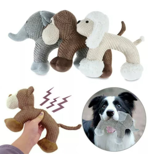 Bite-Resistant Squeaky Duck Dog Toy