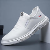 Men’s Black & White Walking Shoes