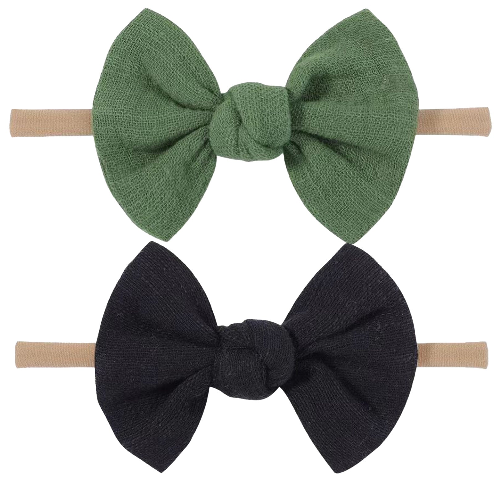 Baby Girls Nylon Bow Headband