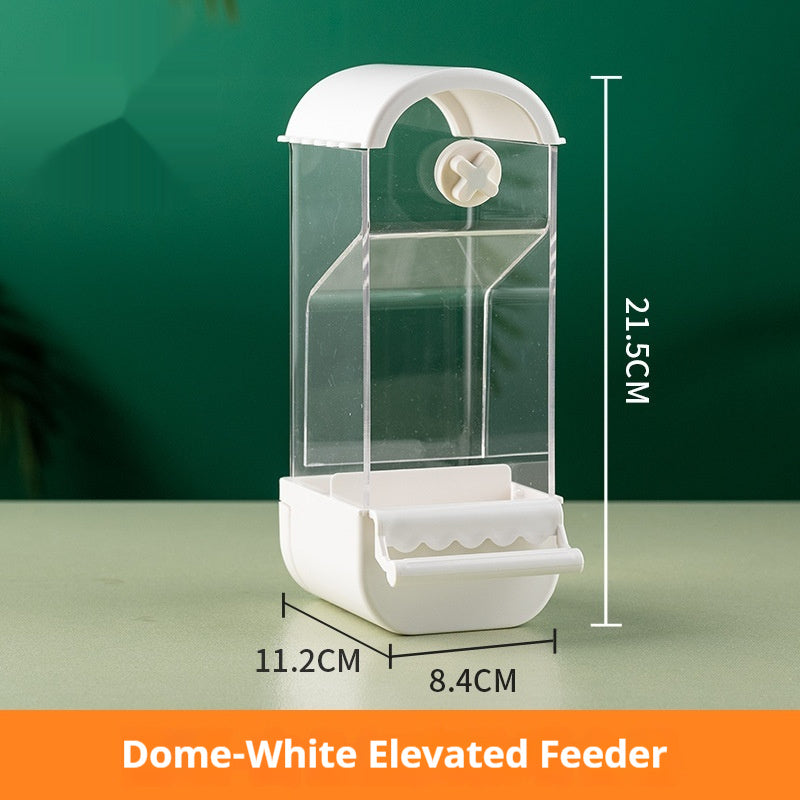 Automatic Parrot Feeder with Food Storage Container