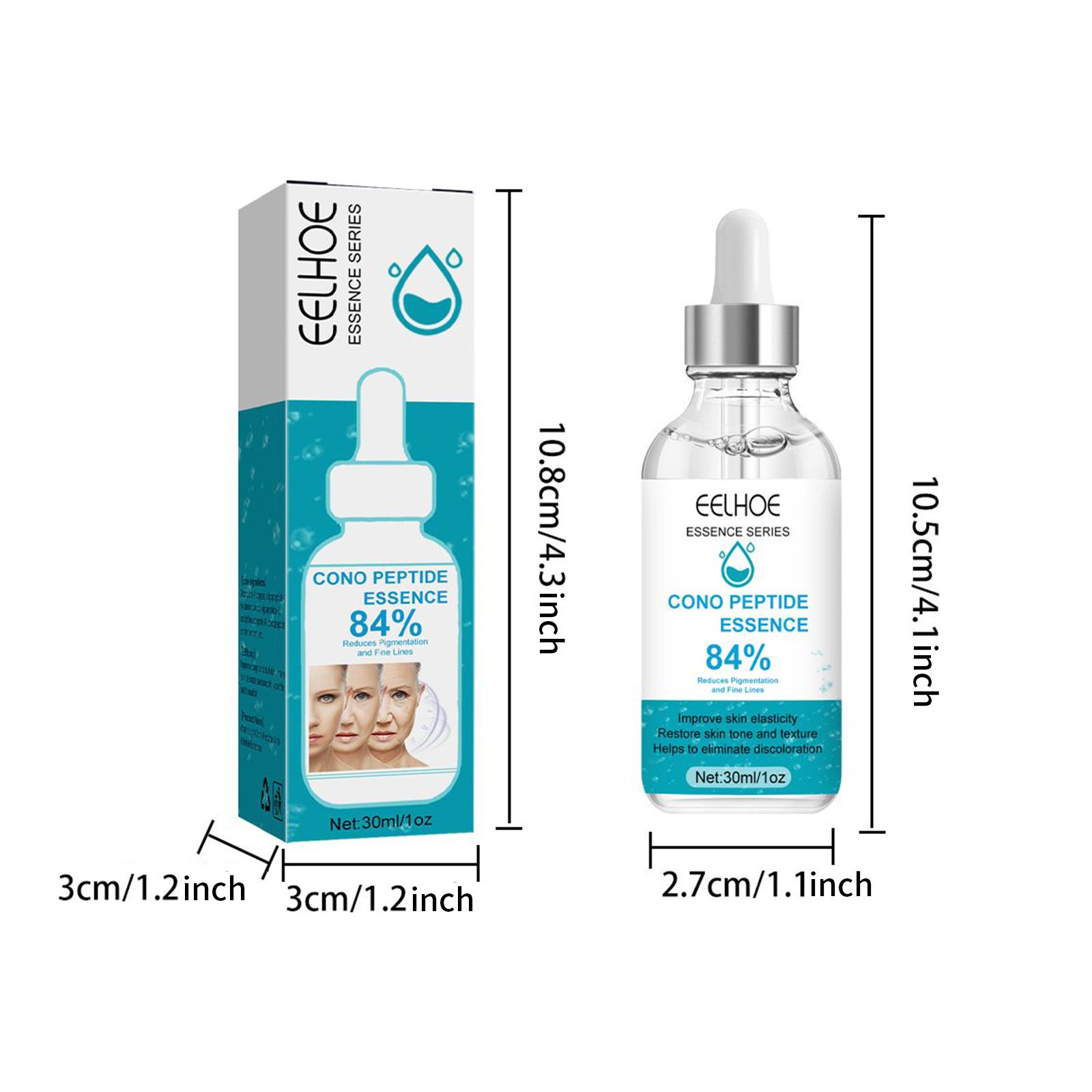 EELHOE Anti Wrinkle Peptide Eye and Face Serum