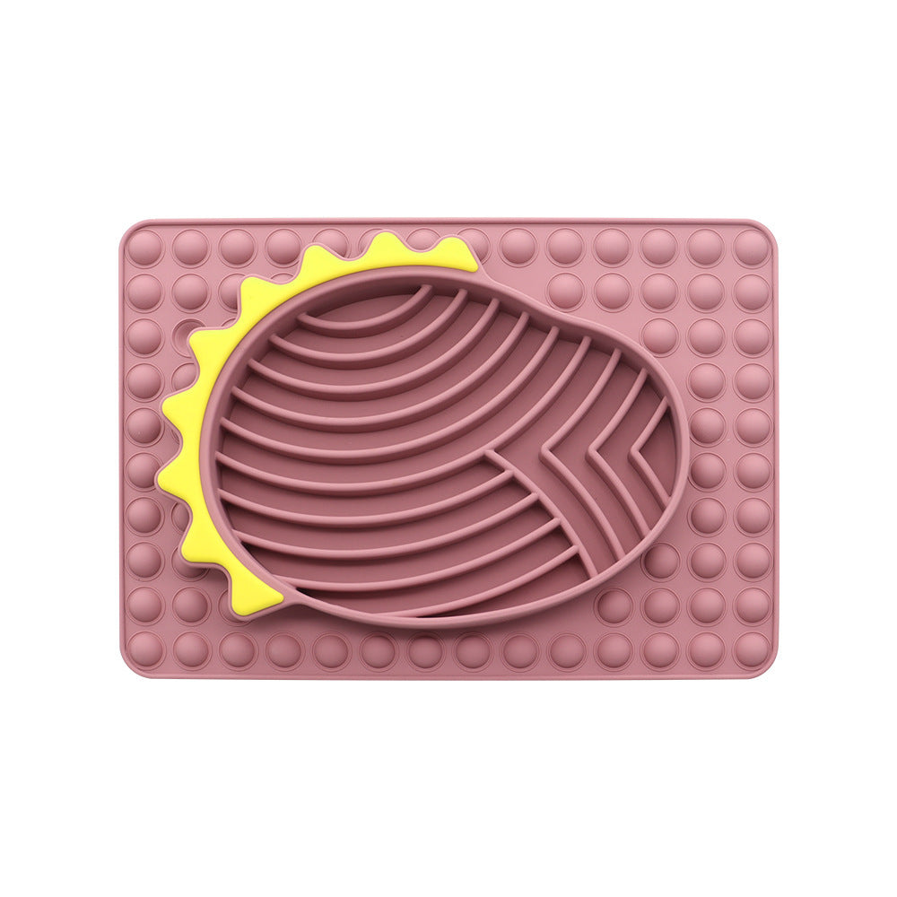 Slow Feeder Dog & Cat Bowl with Licking Mat for Healthy Eating