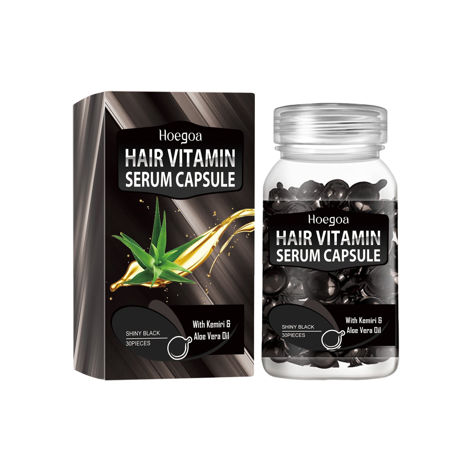 Black Hair Care Soft Capsules