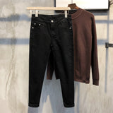 Men's Slim Fit Stretch Cropped Jeans