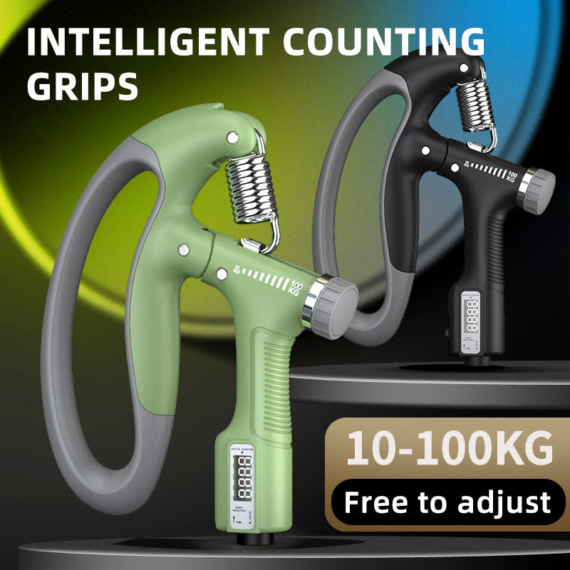 Smart Adjustable Hand Grip – 10–100kg Professional Grip Strength Trainer for Arm & Muscle Training