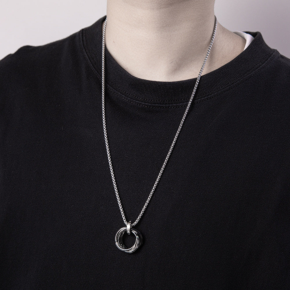Men’s Casual Geometric Pendant Necklace