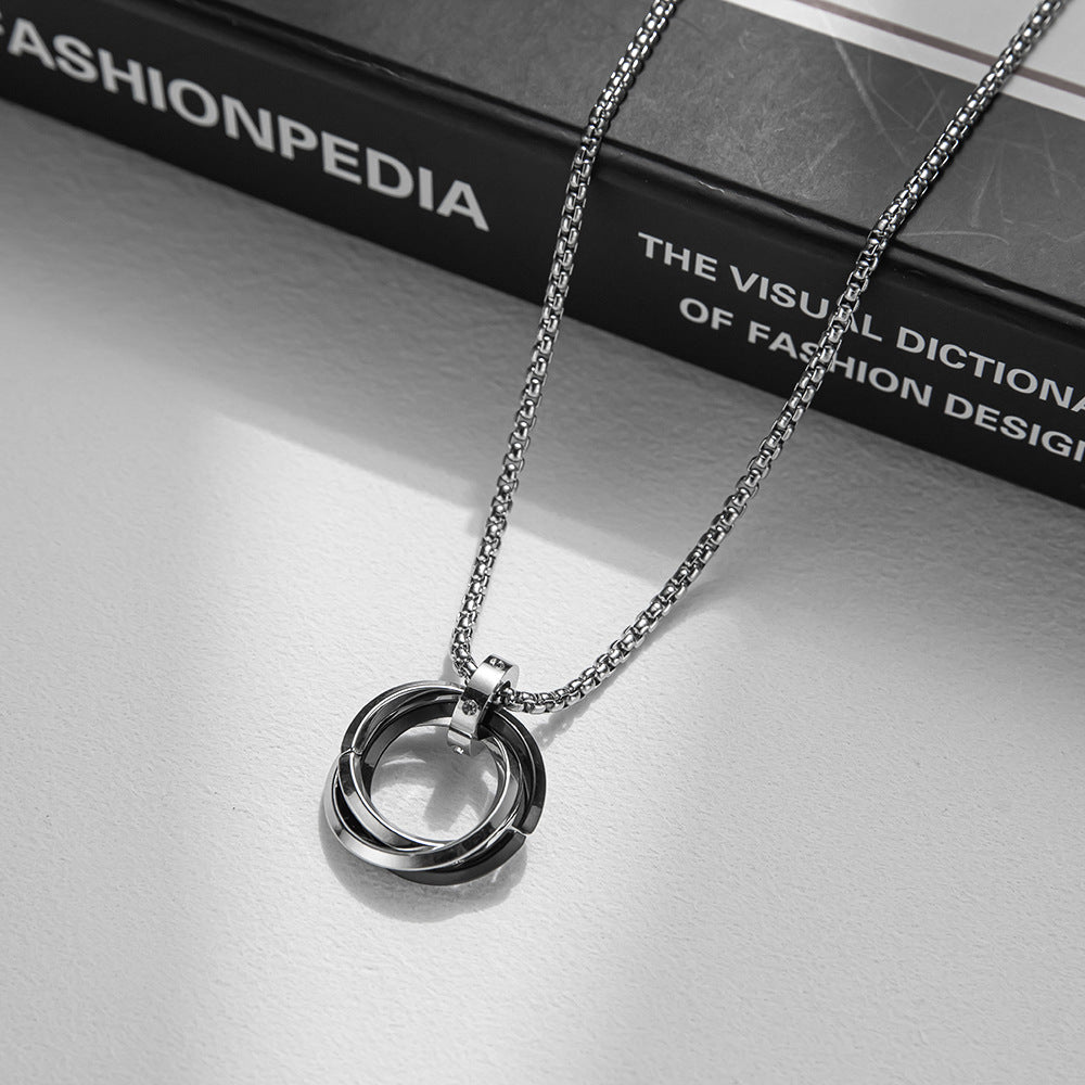 Men’s Casual Geometric Pendant Necklace