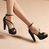 Women’s Roman Style Chunky Heel Sandals