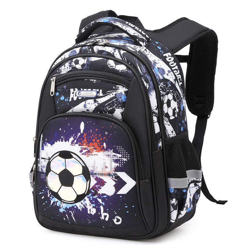 Football School Bag for Elementary Boys