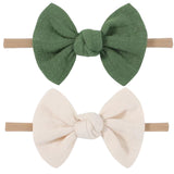 Baby Girls Nylon Bow Headband