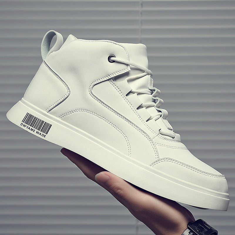 Men’s White Mid-Top Board Shoes