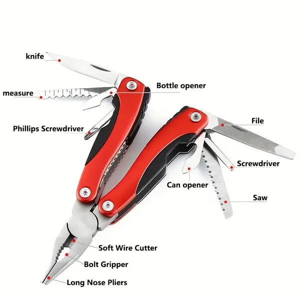 Stainless Steel Multi-Function Pliers Tool Set